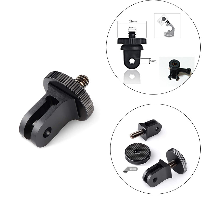 Tripod Mount Adapter for Gopro Hero 10 9 8 7 6 5 4 3+ Max Session Cameras and Sjcam Xiaoyi Cameras, RSX-03
