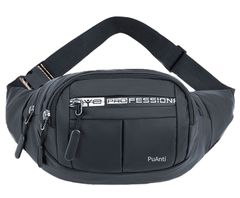 Men Fashion Multifunction Shoulder Bag Crossbody Bag On Shoulder Travel Sling Bag Pack Messenger Pack Chest Ba Black as picture