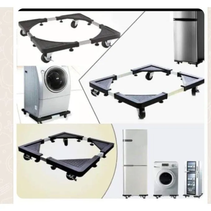 ADJUSTABLE HEAVY HOME APPLIANCE Wheels Trolley - Washing Machine Stand & Fridge Base, Kitchen & Dining room heavy appliances stand
