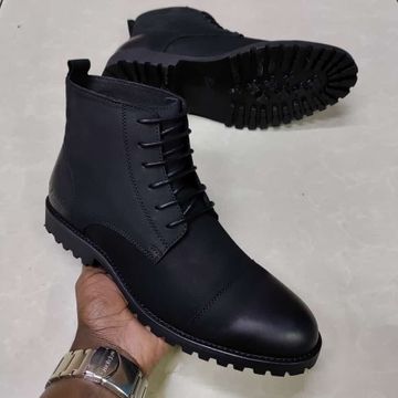 Original Quality Design Lace Up Men's Boots, Italian Leather Men's ...