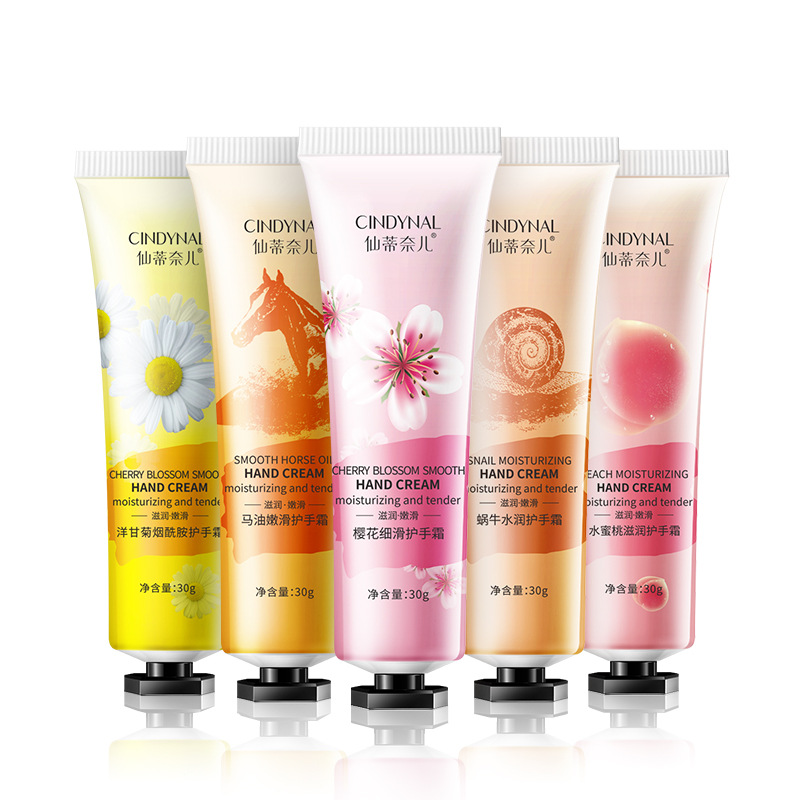 New Arrivals 5 pcs Hand Cream Set  Moisturizing Hand Cream Skin Care Gift Box Hand Anti-Cracking Moisturizing Hand Nourish And Care Cream Hand Cream Set Box  Souvenir