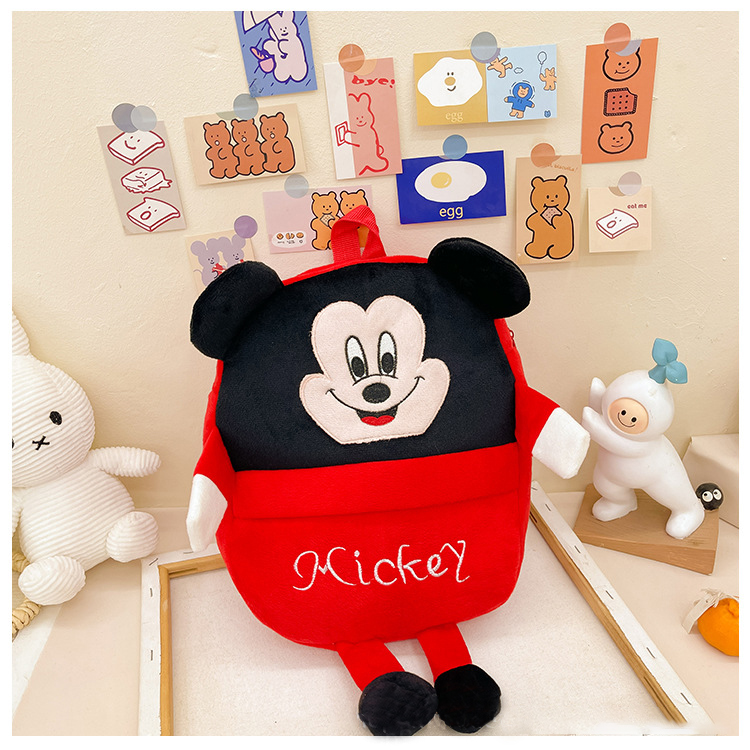 3D Cute Cartoon Animal Design children's bag backpack school bag cartoon plush small backpack boys and girls kindergarten kids backpack
