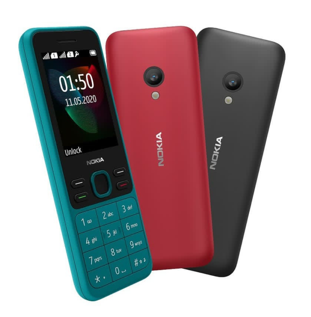 Nokia 150 Feature Phone 1020mAh  4M Support SD card upto 32gb Dual Sim  0.3 camera 2.4 inches Screen Display Mobil PHONE