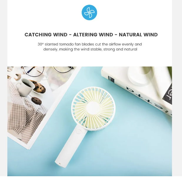 Summer Battery Charging Cooling Spray Usb Portable Electric Hand Held Rechargeable Mini Small Air Battery Ceiling Fans