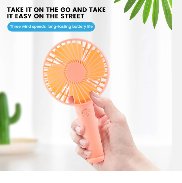 Summer Battery Charging Cooling Spray Usb Portable Electric Hand Held Rechargeable Mini Small Air Battery Ceiling Fans