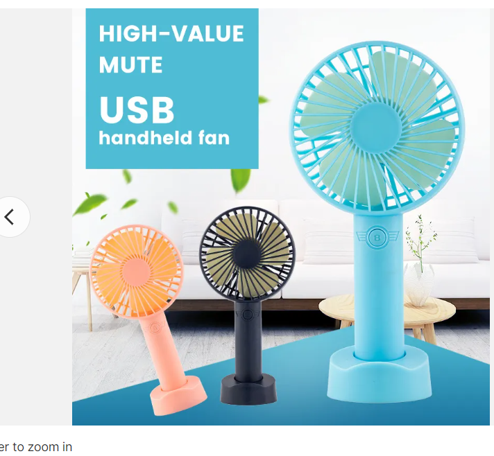 Summer Battery Charging Cooling Spray Usb Portable Electric Hand Held Rechargeable Mini Small Air Battery Ceiling Fans