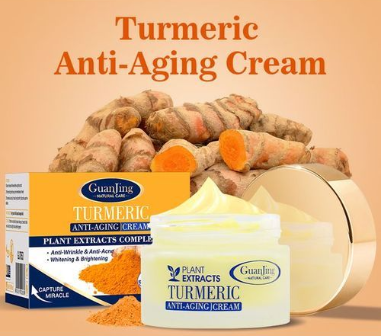 Guanjing Natural Care Turmeric Anti-Aging Face Cream/Serum