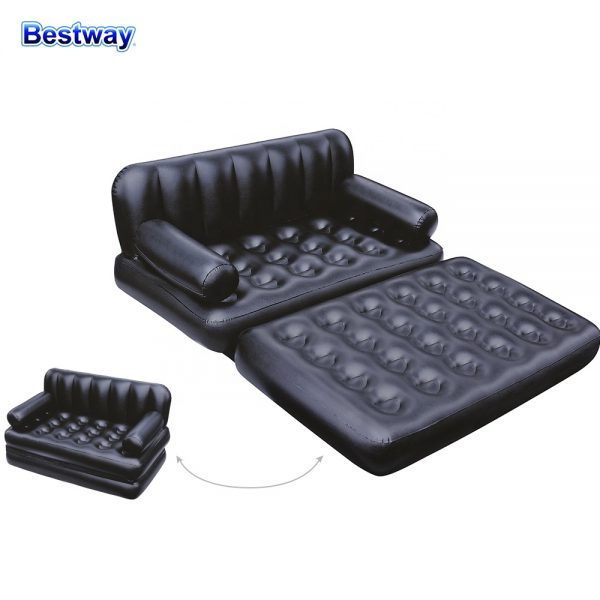 Inflatable 2-seater Sofa-bed With Hand Pump