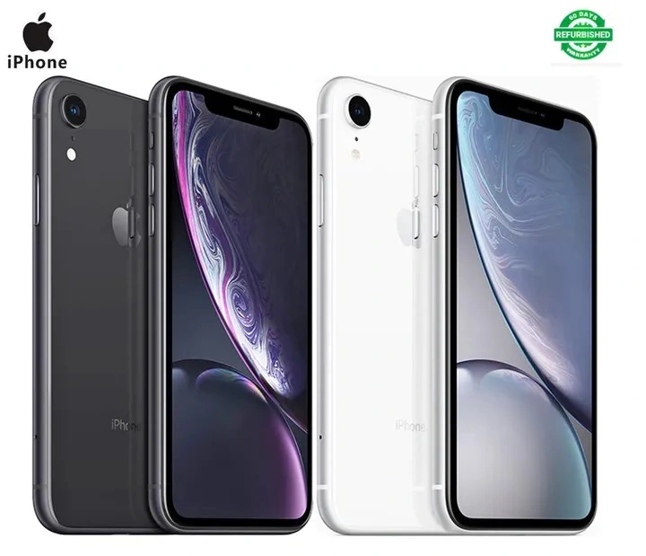 Refurbished Apple iphone XR 128G+3G 12MP 6.1 inch Unlocked iPhone XR Dual SIM (nano-SIM) 2G 3G 4G/LTE 12MP + 7MP A12 Bionic Processor