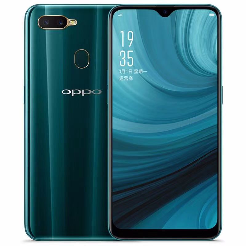 Refurbished  OPPO A7 A5s smart phone 64GB+4GB 6.2 inch fingerprint recognition, face recognition Front Camera16MP Rear Camera13MP+2MP 4230mAh 2G 3G 4G/LTE