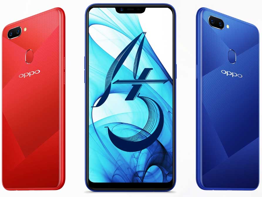 Refurbished oppo A5 /A3s Ram 4GB+Rom 64GB, Smartphone Android LTE Phone, 6.2 Inch Screen, Front 8mp, Rear 13mp + 2MP Camera, Face Unlock, 4230mah Battery, Octa Core Dual SIM Smartphone