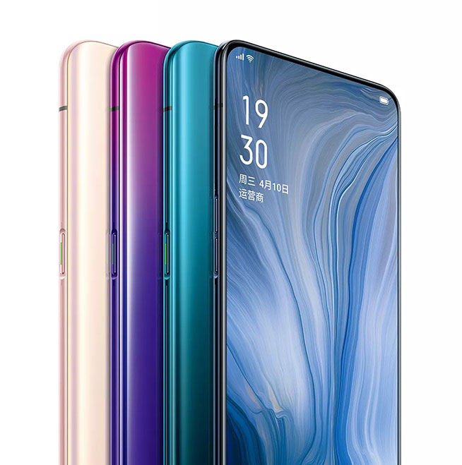 Refurbished oppo Reno 256GB/128GB+6GB face unlock  6.4-inch 48MP+16MP+5MP 2G / 3G / 4G /LTE DUAL SIMsmart phone