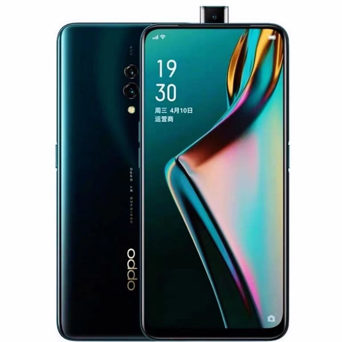 Refurbished OPPO K3 Smartphone 6.5 Inch 3765mAh Face ID RAM: 6GB/8GB ROM: 64/128/256 16MP 3765mAh 2G 3G 4G Lift Lens Dual SIM Card No Fingerprint