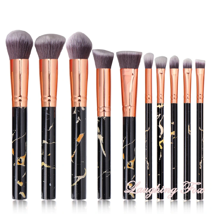 10pcs Makeup Brushes Sets Foundation Powder Cosmetic Blush Eyeshadow Women Beauty Glitter Make Up Brush Tools