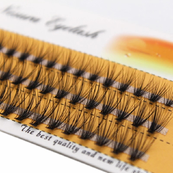 60pcs Natural Long 20D Mink Individual Eyelashes Professional Cluster False Eye Lashes Make up Faux Soft Extension Makeup Tools