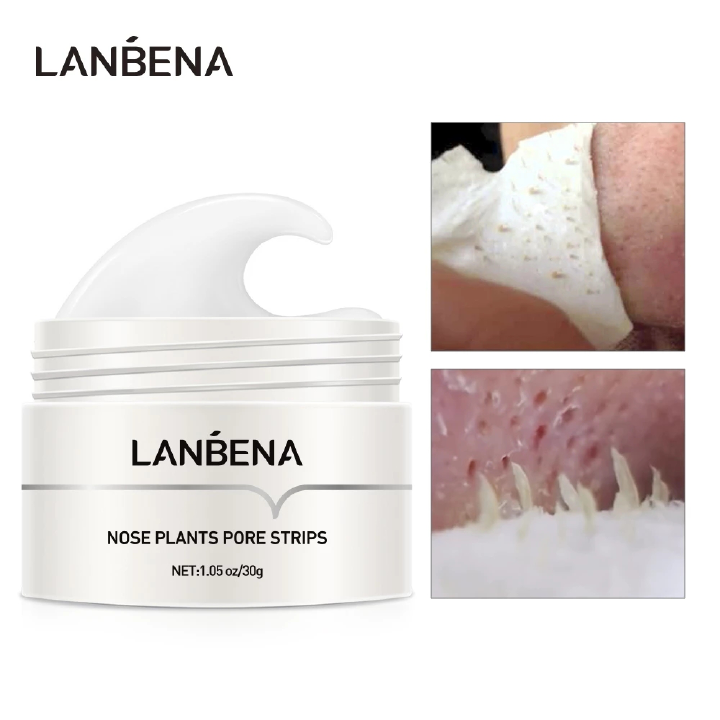 LANBENA New Style Blackhead Remover Nose Mask Pore Strip Black Mask Peeling Acne Treatment Black Deep Cleansing Skin Care Korea
