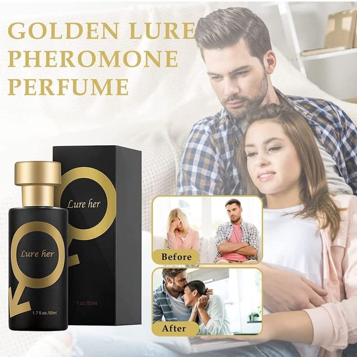 Exclusive discounts for Lure Her Perfume para hombres, Colonia de feromonas  doradas para hombres Atraer mujeres, Romantic Glitter Perfume