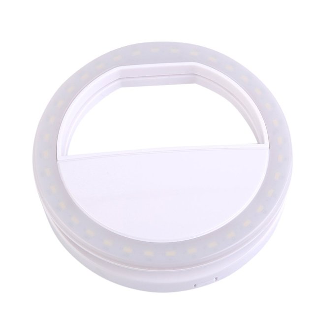 LED Ring Flash Universal Selfie Light Portable Mobile Phone 36 LEDS Selfie Lamp Luminous Ring Clip For iPhone 11 X XR Samsung