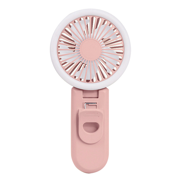 Selfie Ring Light LED Flash Phone Lens Light USB Rechargeable Clip Mobile Phone Fill Lamp Selfie Lights Clip Cellphone Lamp Fan