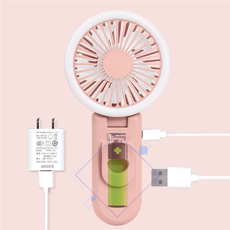 Selfie Ring Light LED Flash Phone Lens Light USB Rechargeable Clip Mobile Phone Fill Lamp Selfie Lights Clip Cellphone Lamp Fan