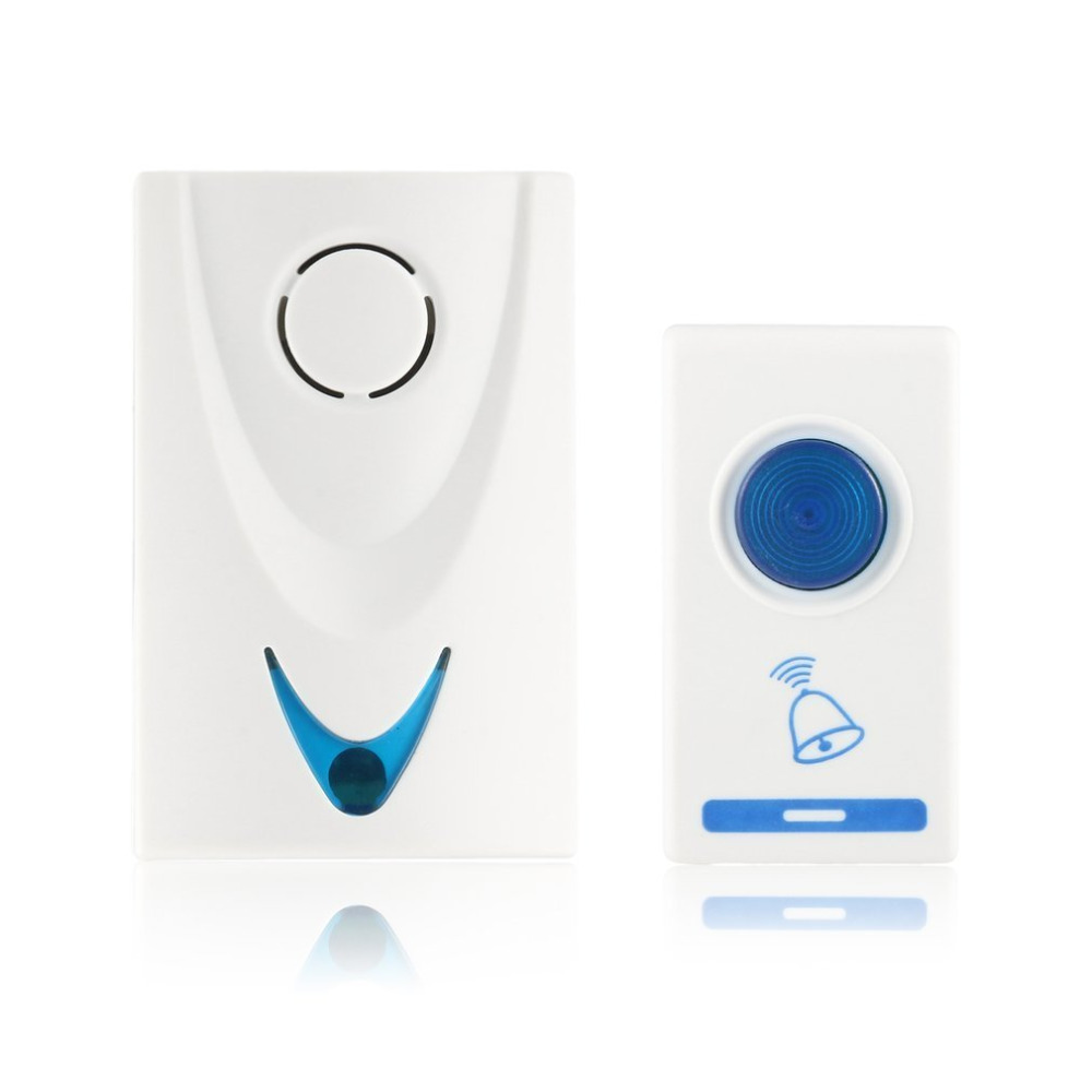 LED Wireless Doorbell Wireles Remote Control 32 Tune Songs 100M Range Smart Waterproof Door bell Button for Home Office Hotel