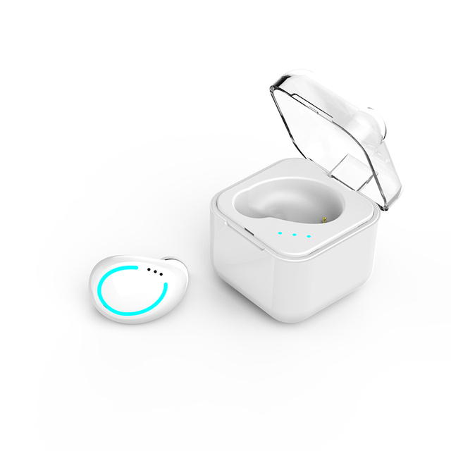 DISOUR Single Ear Bluetooth-compatible 5.0 In Ear Music Wireless Earbuds Sports Invisible Earplug Headset Stereo Earphone