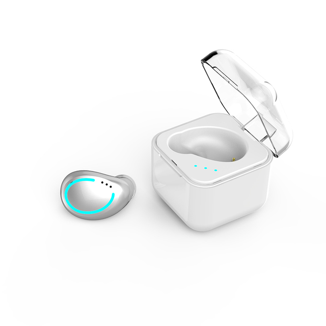 DISOUR Single Ear Bluetooth-compatible 5.0 In Ear Music Wireless Earbuds Sports Invisible Earplug Headset Stereo Earphone