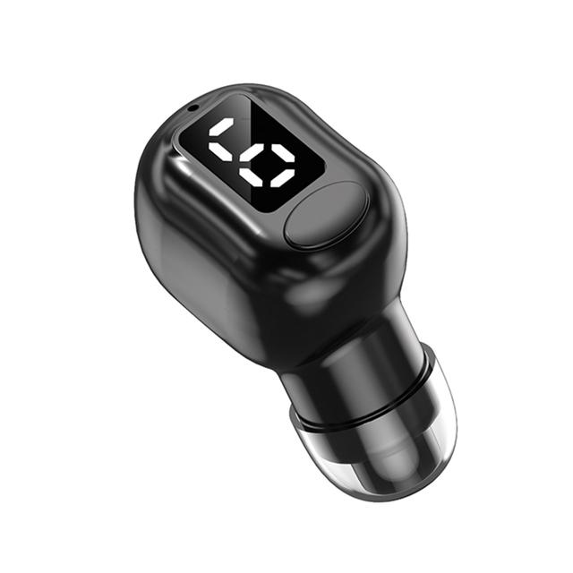 M5 Bluetooth 5.3 HiFi Single In-ear Mini Earbuds Invisible TWS Wireless Headphones Business Headset With Mic For iPhone Xiaomi