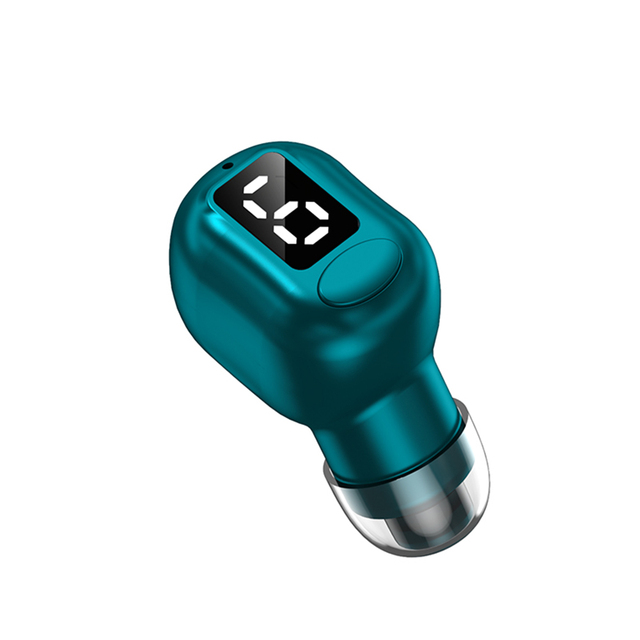 M5 Bluetooth 5.3 HiFi Single In-ear Mini Earbuds Invisible TWS Wireless Headphones Business Headset With Mic For iPhone Xiaomi