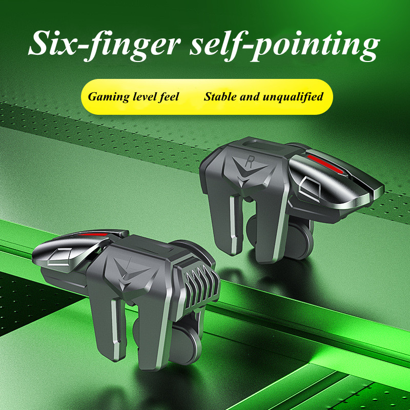 Mobile Game Trigger for  Phone Gaming Controller Gamepad Joystick Aim Shooting L1 R1 Alloy Key Button for IPhone Android