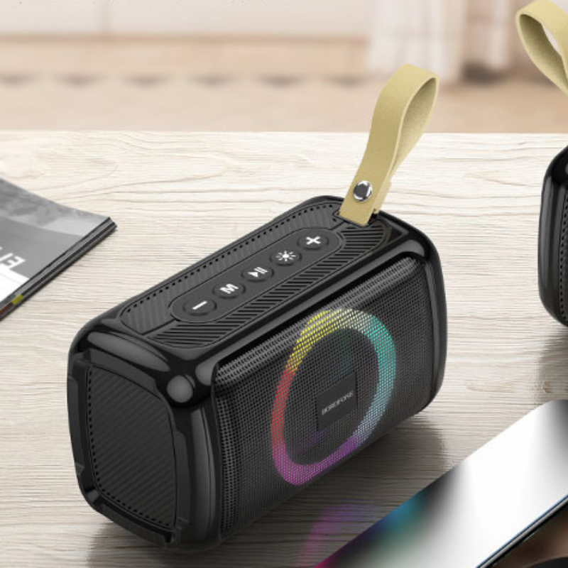 Cool Sports Bluetooth Speaker Wireless Atmosphere Light Portable Mini Outdoor Small Speaker