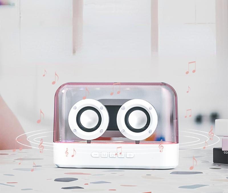 Wireless Bluetooth Speaker High Quality Transparent Portable Speaker Radio