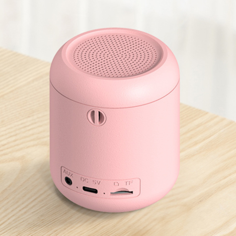 Bluetooth small speaker cylindrical computer desktop portable  mobile phone connected audio