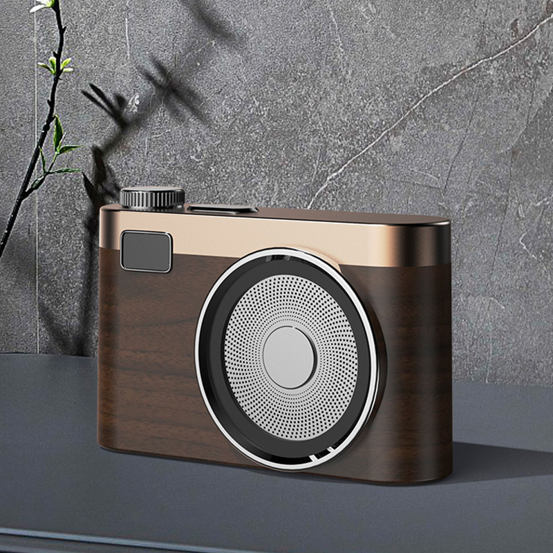 retro small camera Bluetooth speaker portable