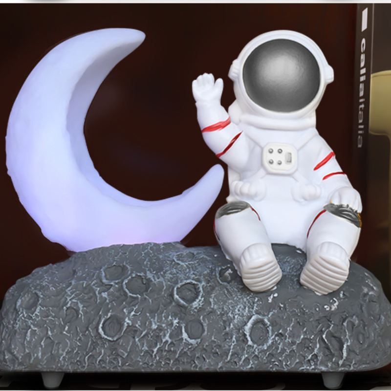 Moon light astronaut luminous Bluetooth speaker astronaut creative gift birthday gift ornament sound