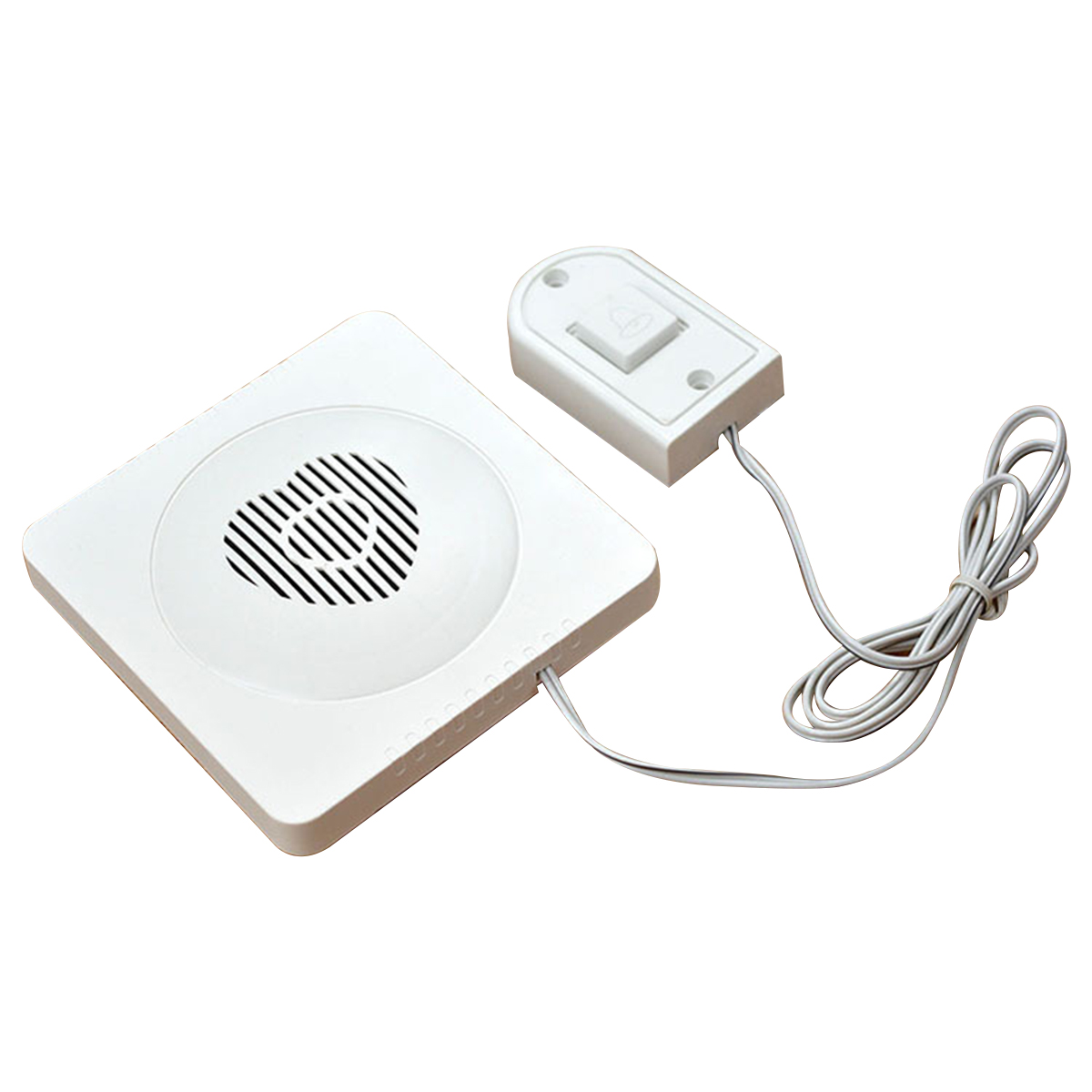 Wired Doorbell Guest Welcome Energy-saving Door Bell 90 cm/ 35.43 inch Household Electronic Doorbell with Line Doorbell Call