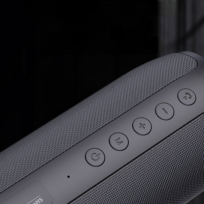 Wireless Bluetooth Speaker Portable Sound Column Waterproof Subwoofer with FM Radio for Outdoor Sports Computer