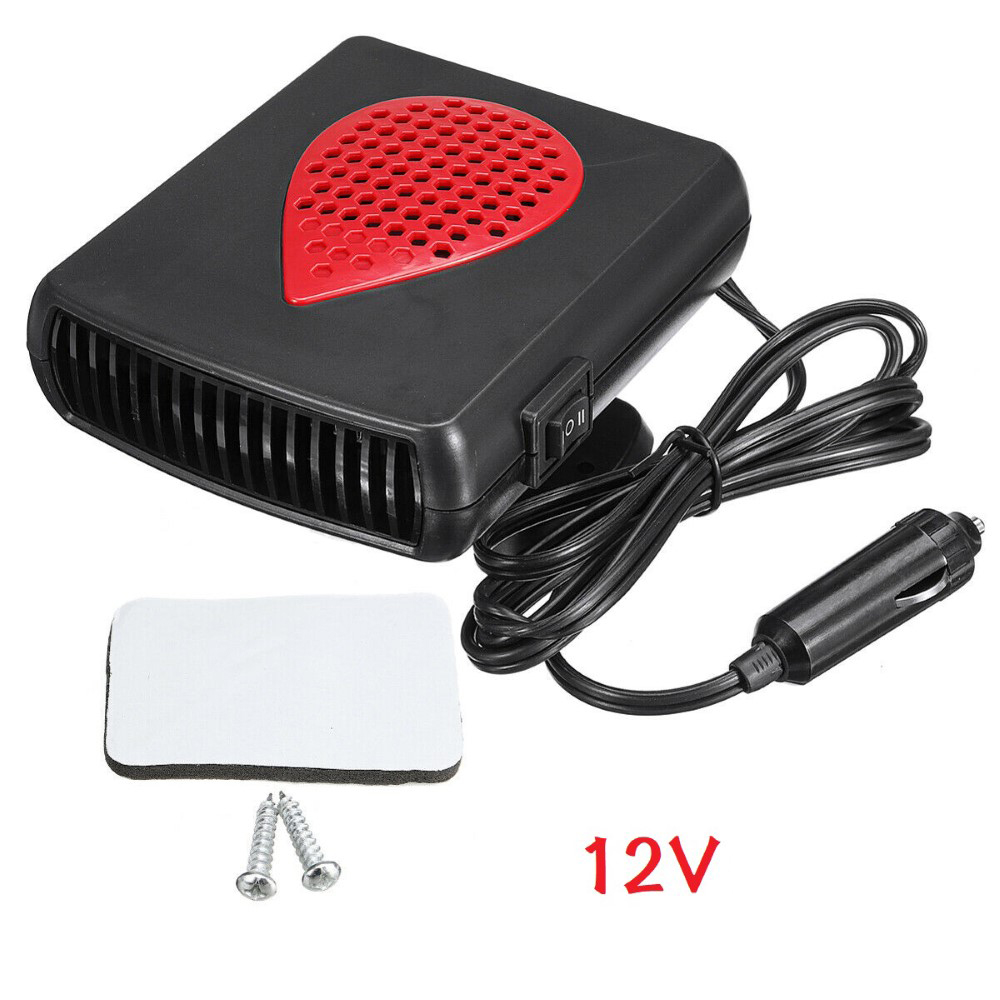 500W 12V/24V Car Auto Heater Electric Cooling Heating Fan Electric Dryer Windshield Defogging Demister Defroster Car Accessories