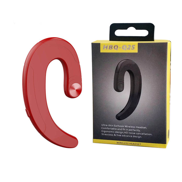 Wireless Headset HBQ Earphone Hook earbuds Exquisite Bluetooth Headphone Handsfree Bone Conduction Earphones with Mic
