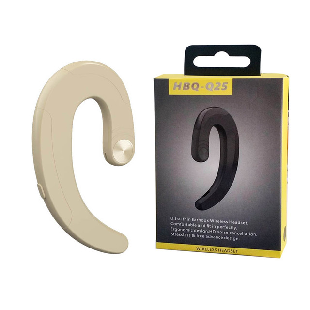 Wireless Headset HBQ Earphone Hook earbuds Exquisite Bluetooth Headphone Handsfree Bone Conduction Earphones with Mic