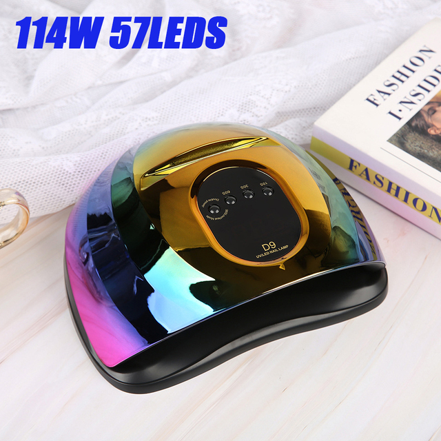 Nail Drying Lamp UV LED lamp for nails 114W Gel Polish Dryer Manicure Nail Lamp With Smart Sensor Professiona Manicure Tools