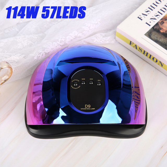Nail Drying Lamp UV LED lamp for nails 114W Gel Polish Dryer Manicure Nail Lamp With Smart Sensor Professiona Manicure Tools