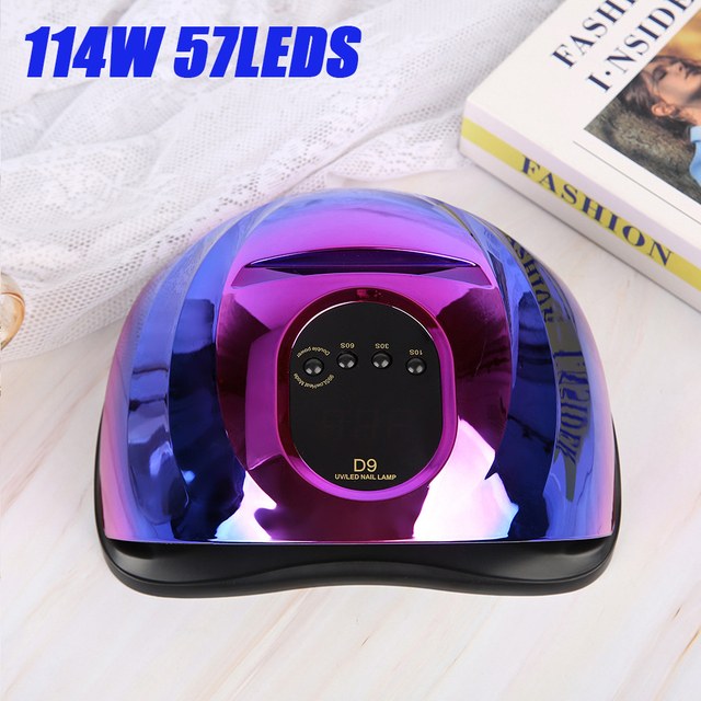 Nail Drying Lamp UV LED lamp for nails 114W Gel Polish Dryer Manicure Nail Lamp With Smart Sensor Professiona Manicure Tools