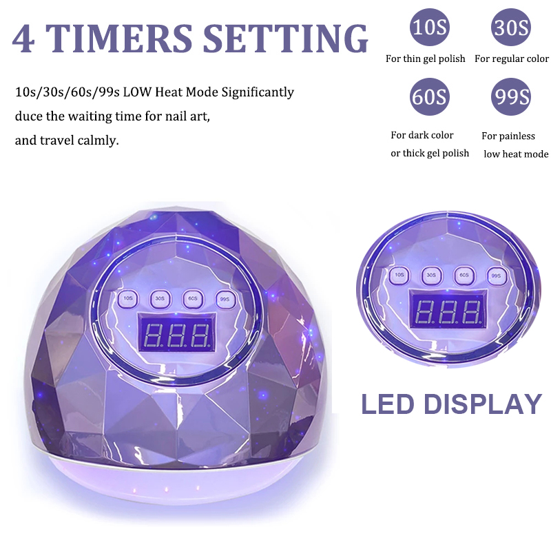 UV LED Lamp For Drying Nail Gel Polish Dryer Curing Gel Polish Manicure With Sensor Professional Nails Equipment Nail Dryer