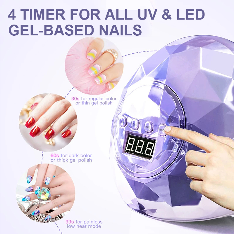 UV LED Lamp For Drying Nail Gel Polish Dryer Curing Gel Polish Manicure With Sensor Professional Nails Equipment Nail Dryer