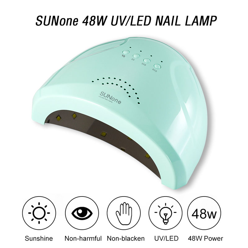 48W UV LED Lamp for Nails Professional Gel Polish Drying Lamp With 4 Gear Timer Protable Smart Nail Dryer Nail Tools