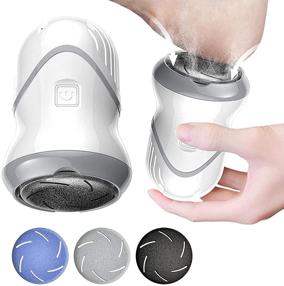 Portable Electric Vacuum Adsorption Foot Grinder Electronic Foot File Pedicure Tools Callus Remover Feet Care Sander