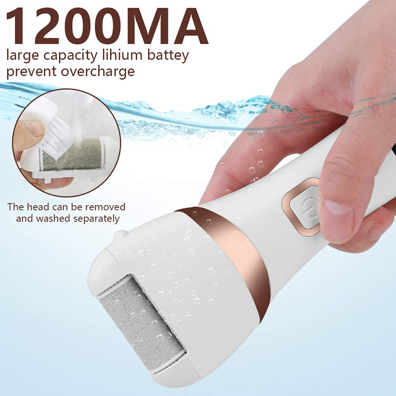 Electric Rechargeable Foot Grinder Exfoliating Foot Repair Machine Waterproof Dead Hard Skin Callus Remover Pedicure