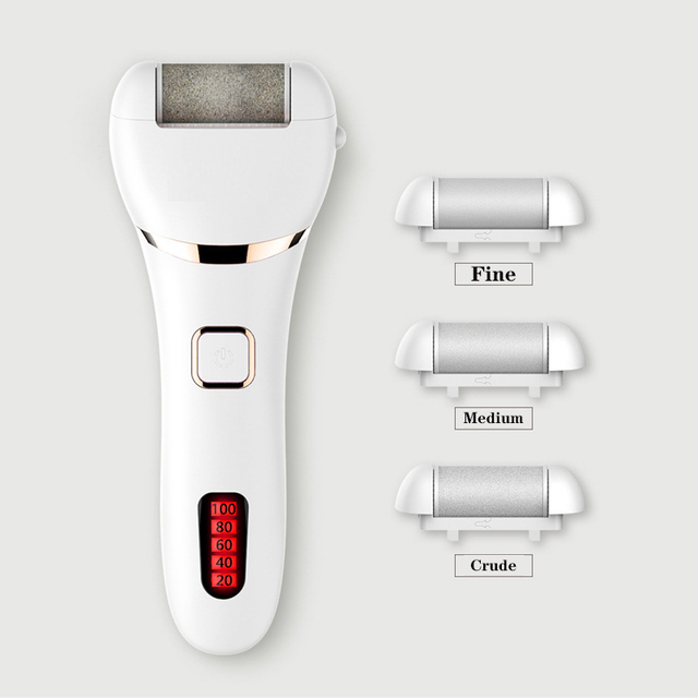 Electric Rechargeable Foot Grinder Exfoliating Foot Repair Machine Waterproof Dead Hard Skin Callus Remover Pedicure