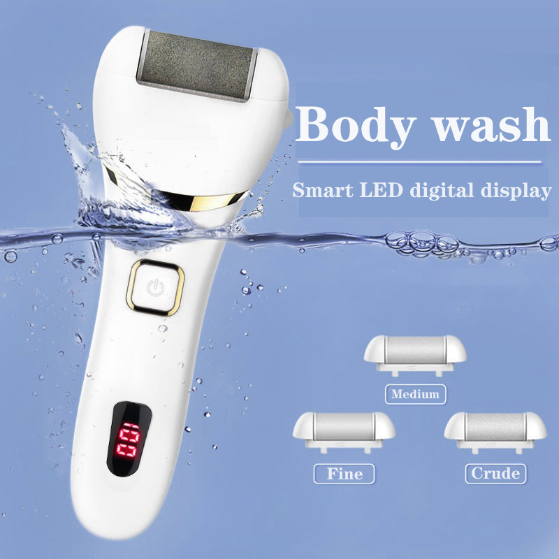 Electric Rechargeable Foot Grinder Exfoliating Foot Repair Machine Waterproof Dead Hard Skin Callus Remover Pedicure